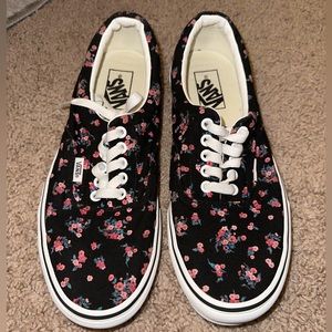 Floral Vans Sneakers Size 10 W
